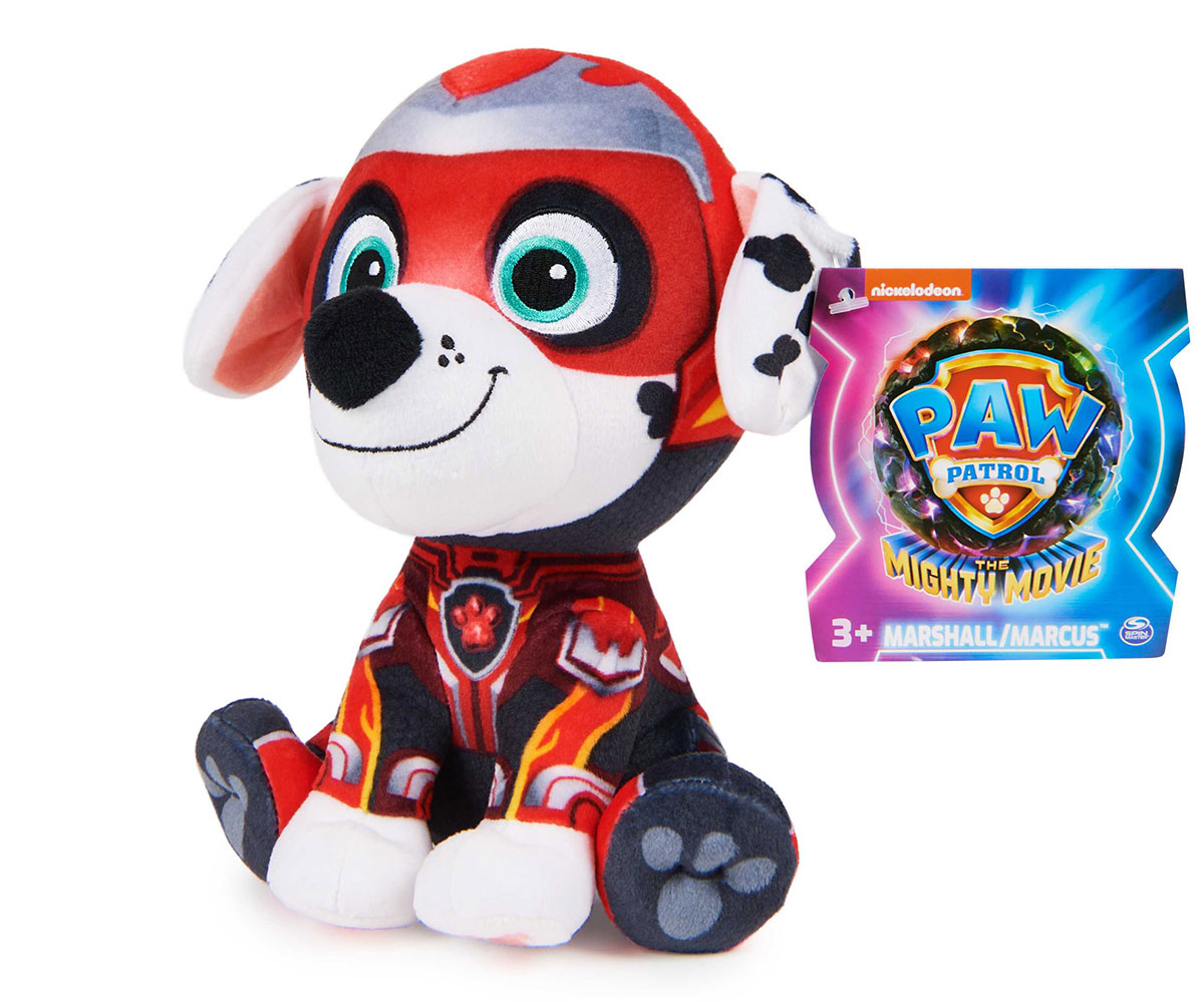 Плюшена играчка Пес Патрул Mighty Pups, 18 см