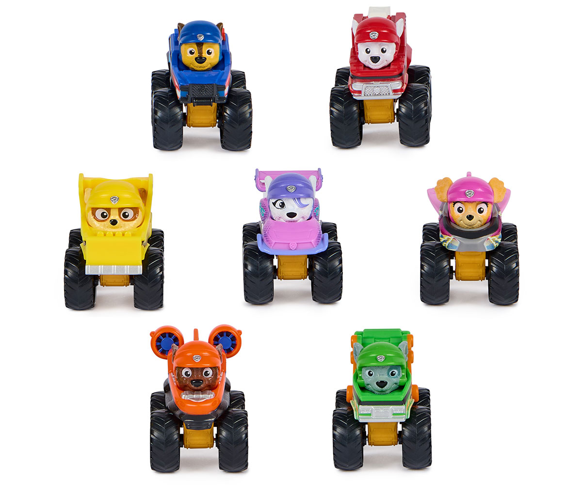 Комплект 7 мини колички Пес Патрул Rescue Wheels Pup Squad