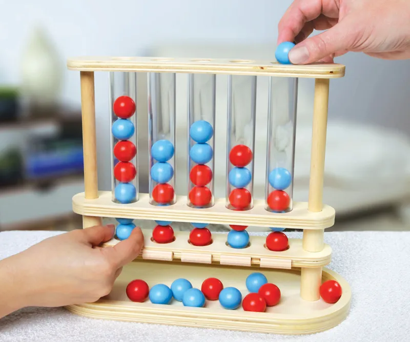 Игра Marbles Newton на Spin Master, 5 топки в редица