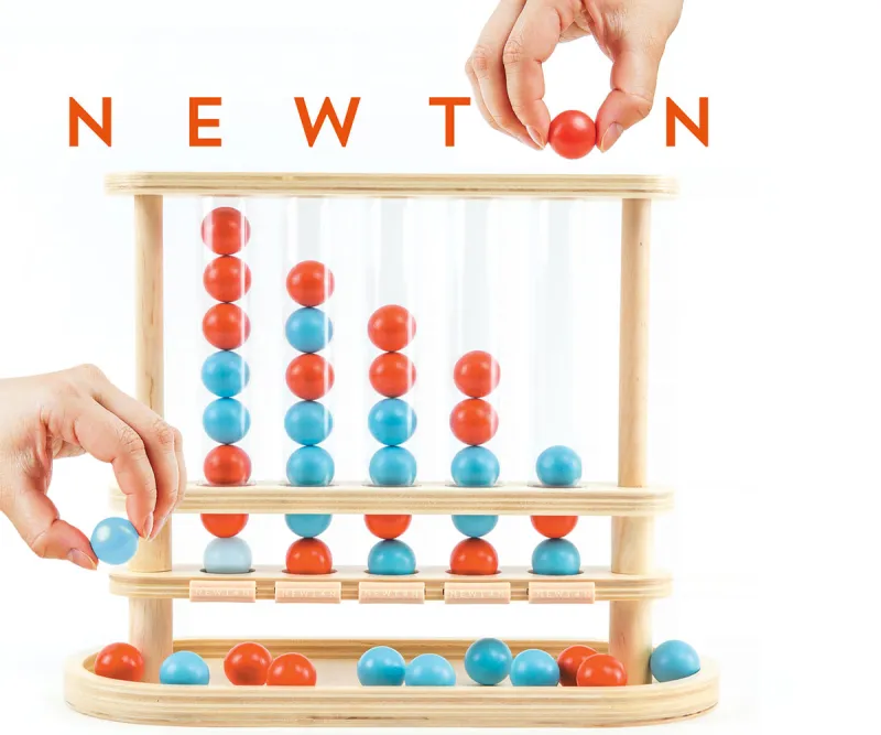 Игра Marbles Newton на Spin Master, 5 топки в редица
