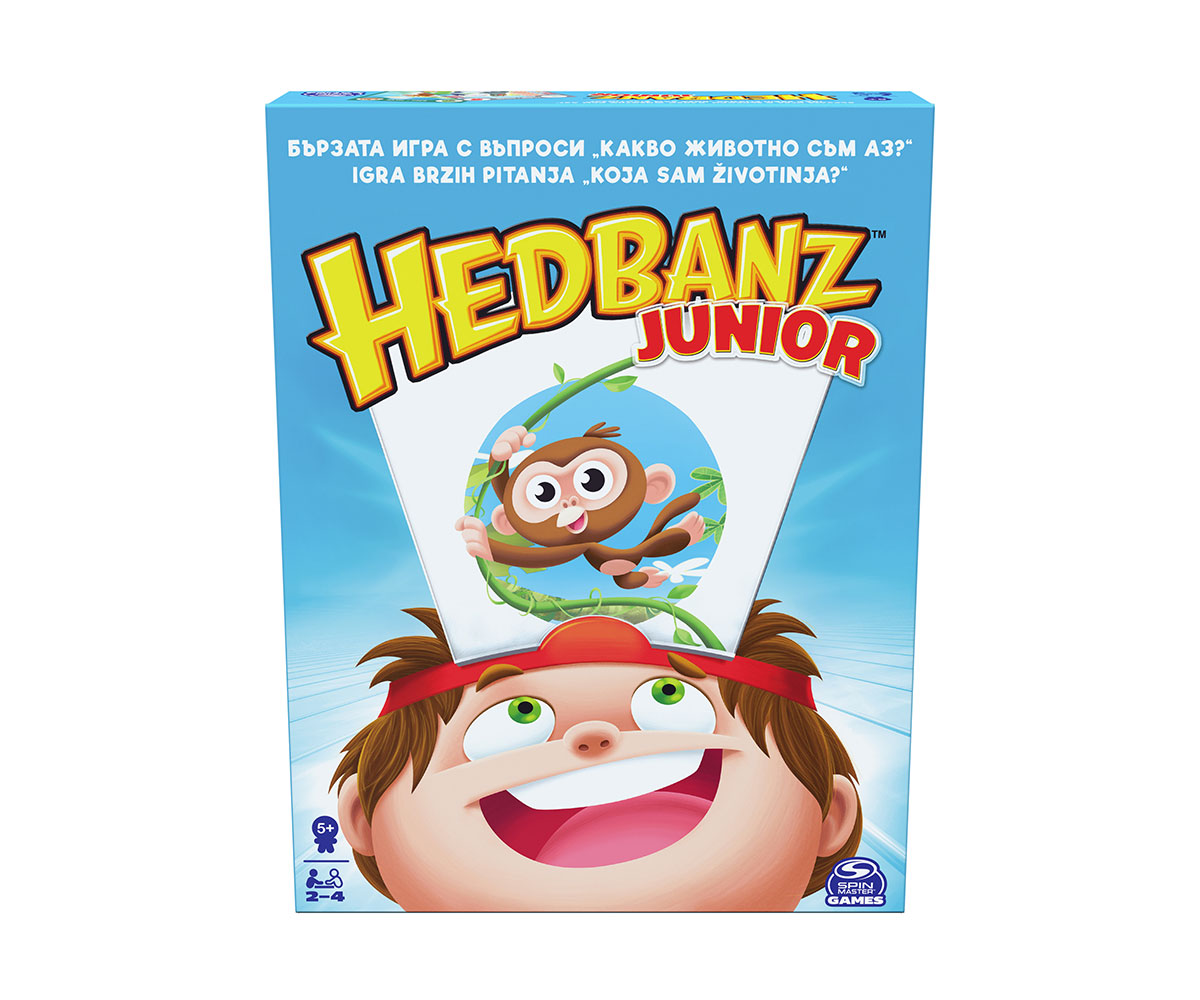 Настолна игра Hedbanz Junior „Какво съм аз“, 5+