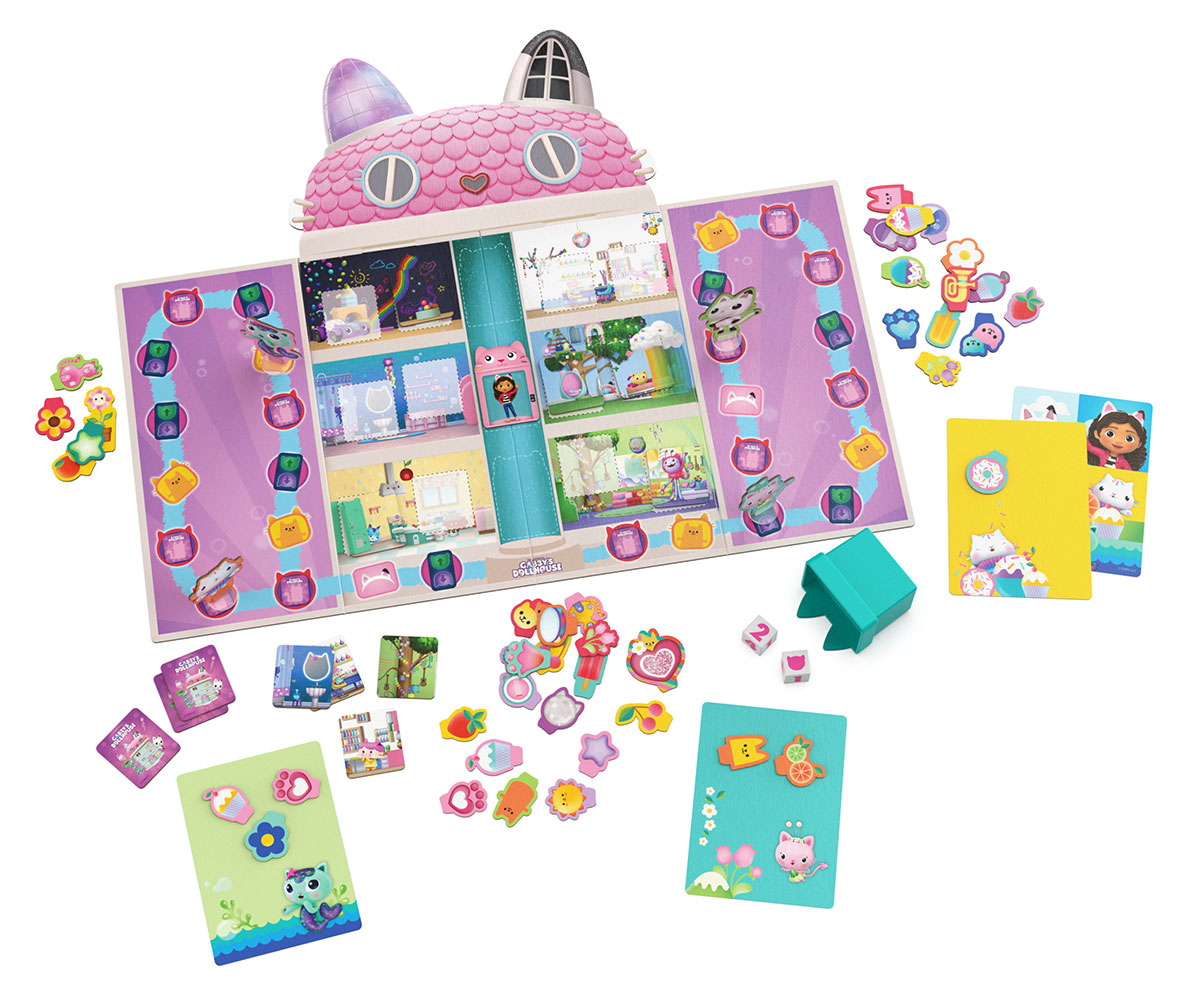 Настолна игра Gabby's Dollhouse – украсяване на къщата