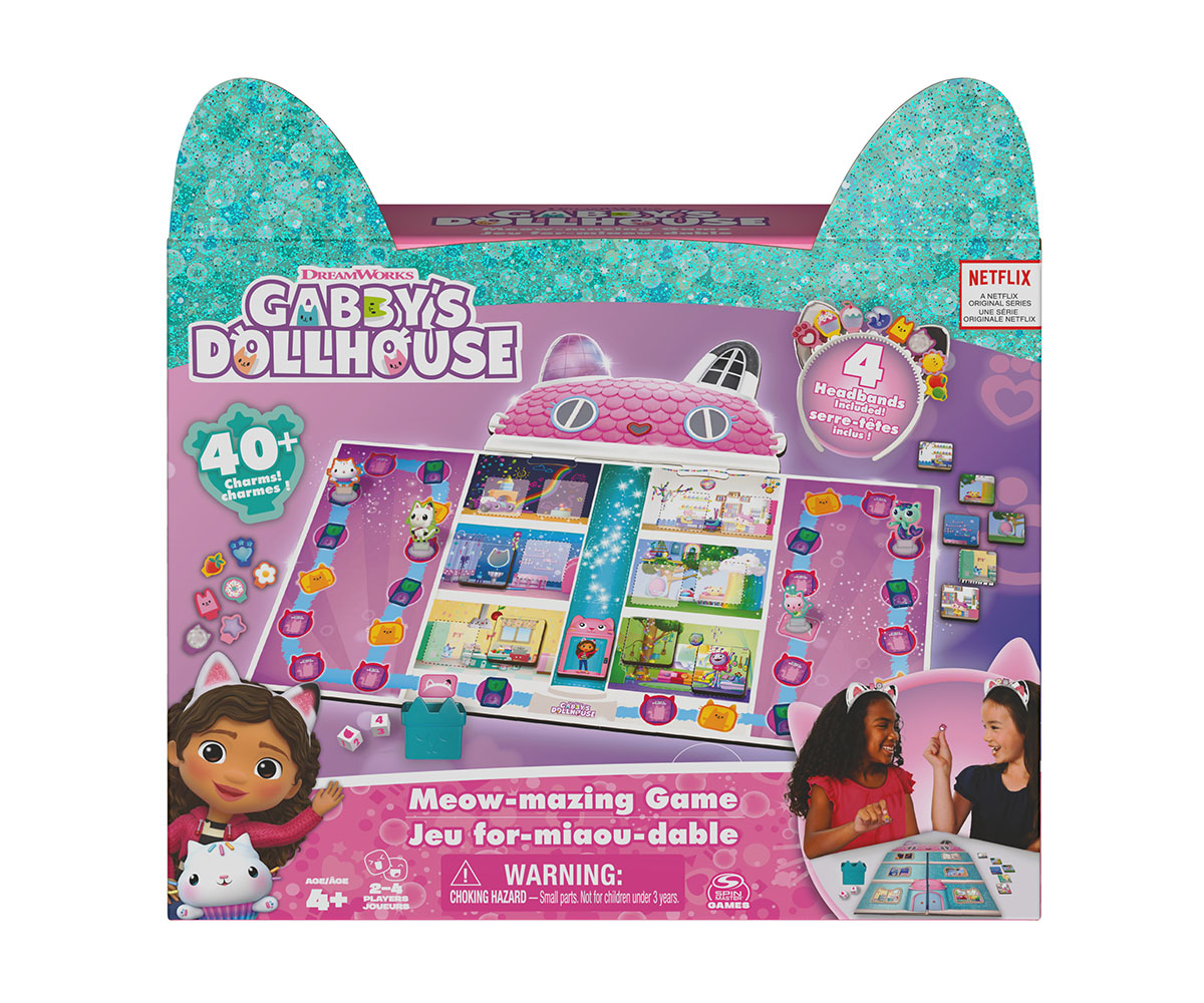 Настолна игра Gabby's Dollhouse – украсяване на къщата