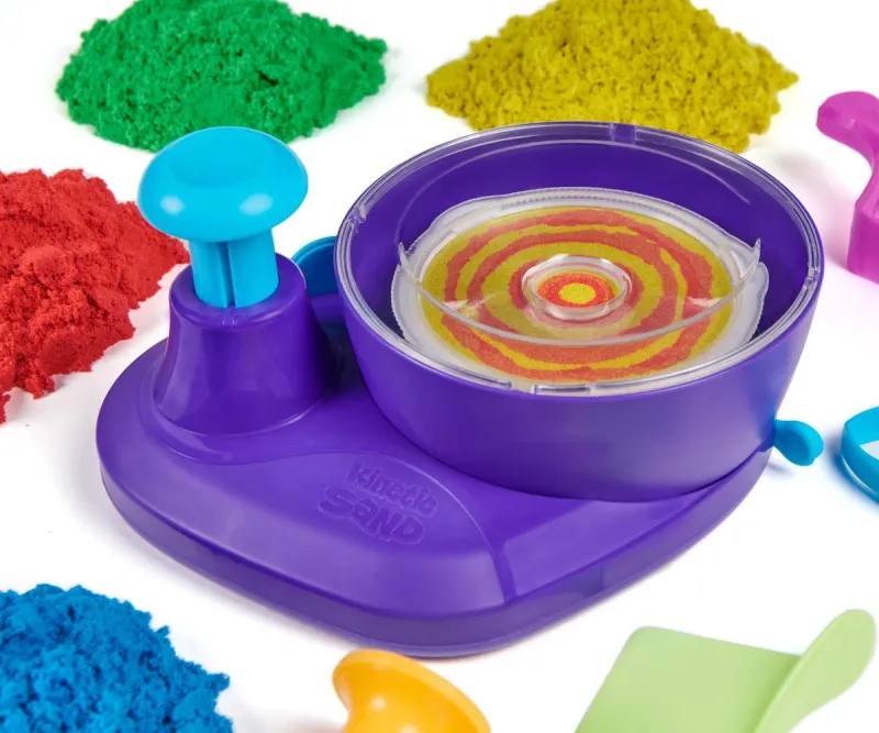 Kinetic Sand Завърти и се изненадай, 907 г пясък