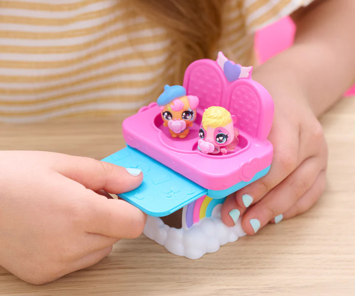Hatchimals комплект с 2 яйца и столче за хранене