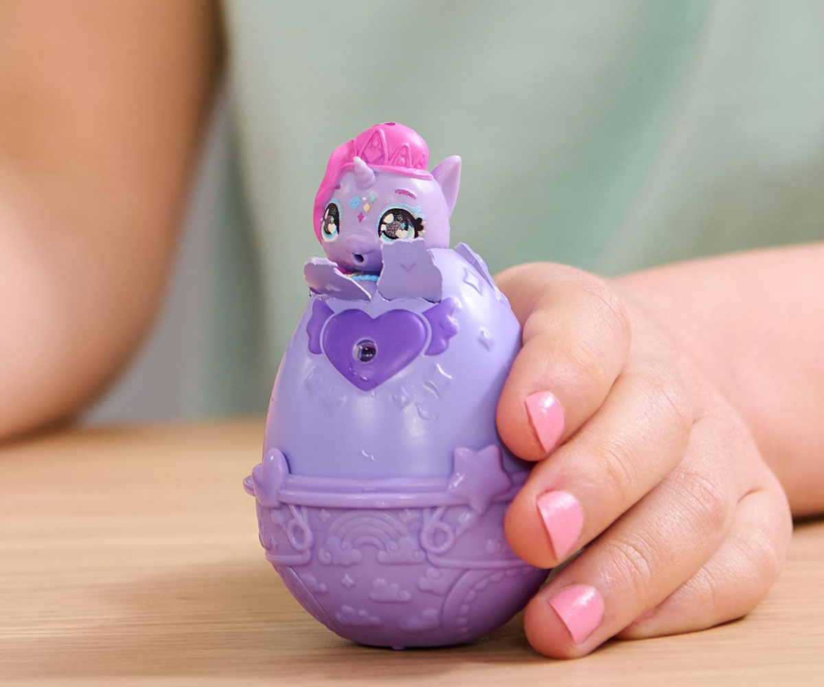 Hatchimals комплект с 3 яйца и пролетна кошница