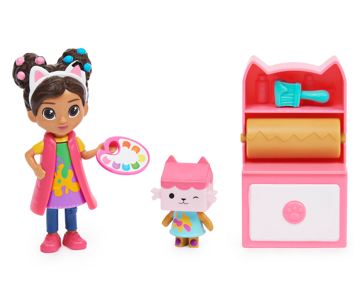 Gabby's Dollhouse Арт студио с фигурка Gabby Girl, 9 см