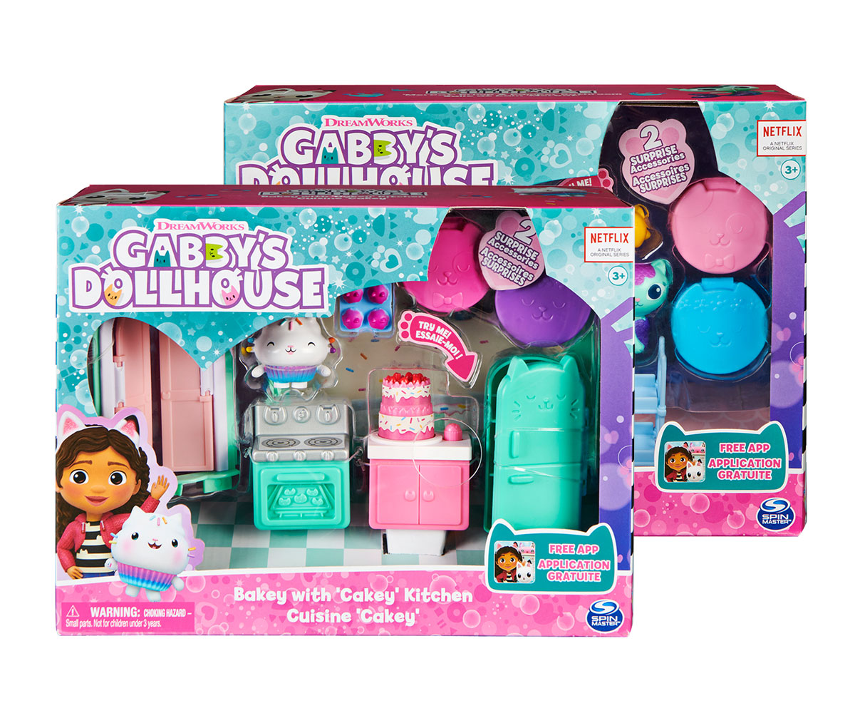 Gabby's Dollhouse Стая делукс с фигурка и мебели