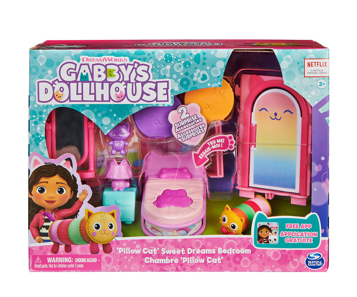 Gabby's Dollhouse Стая делукс с фигурка и мебели
