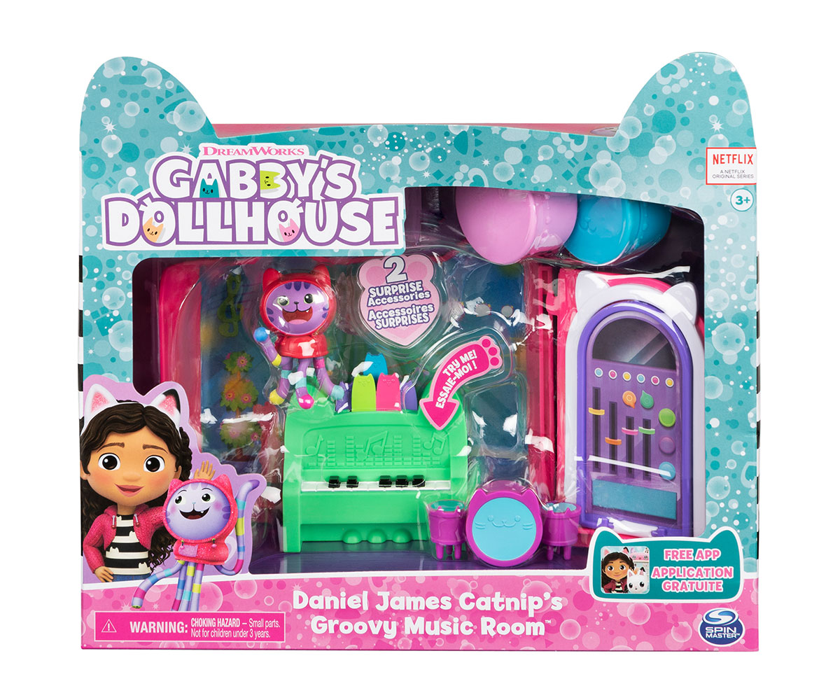 Gabby's Dollhouse Стая делукс с фигурка и мебели
