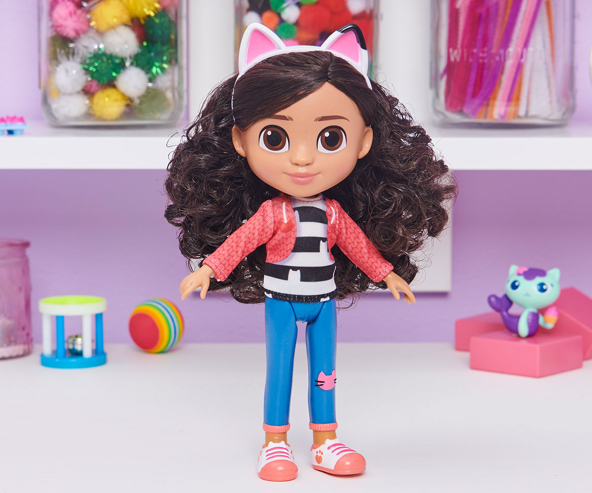 Кукла Gabby's Dollhouse – Габи с къдрава коса, 20 см