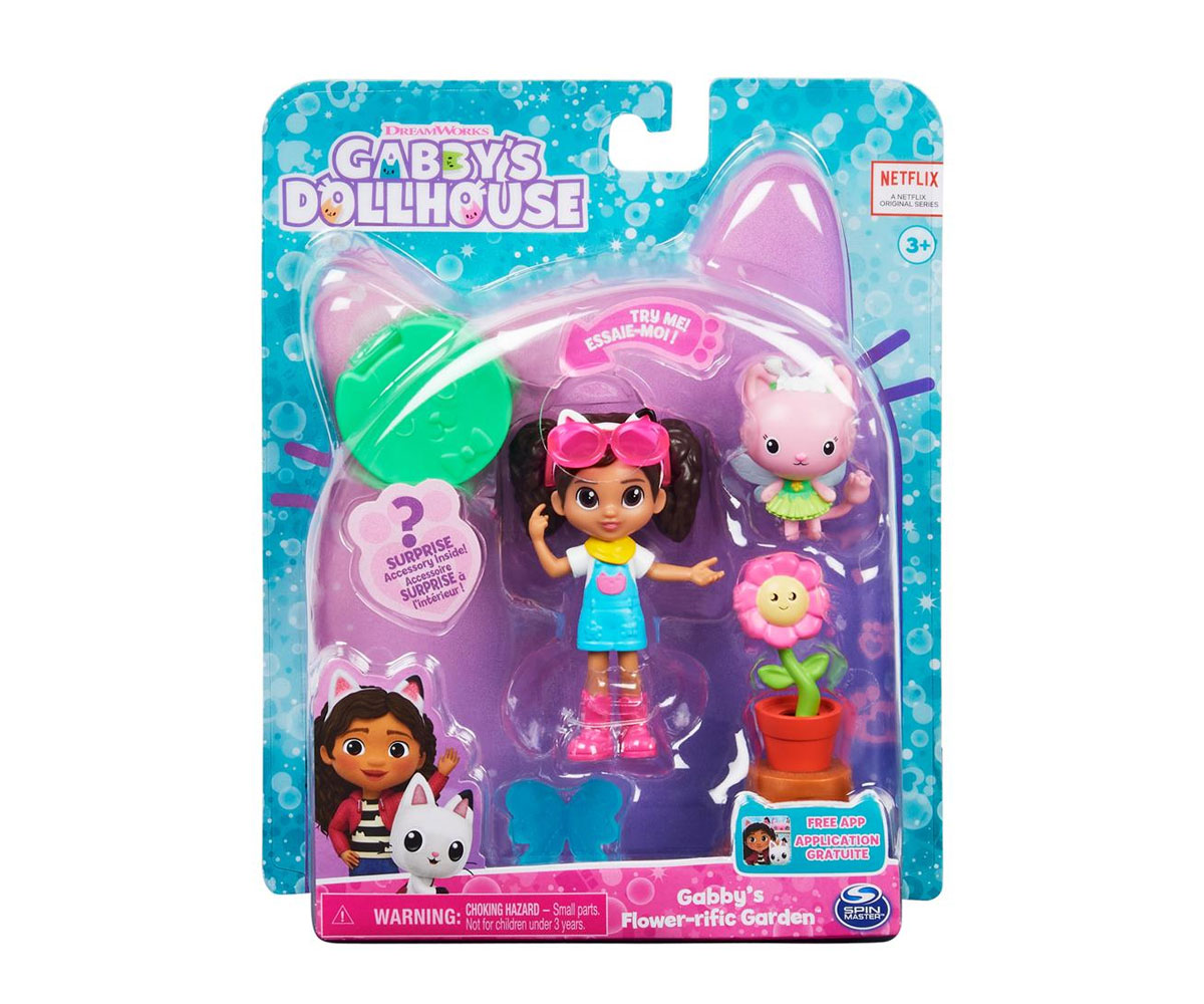 Градински комплект Gabby's Dollhouse – Цветната градина на Габи