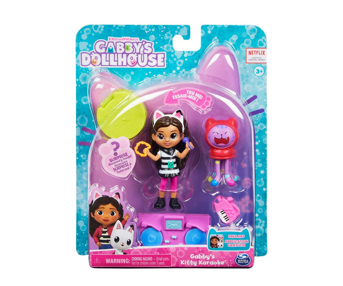 Караоке комплект Gabby's Dollhouse – Котето на Габи с микрофон