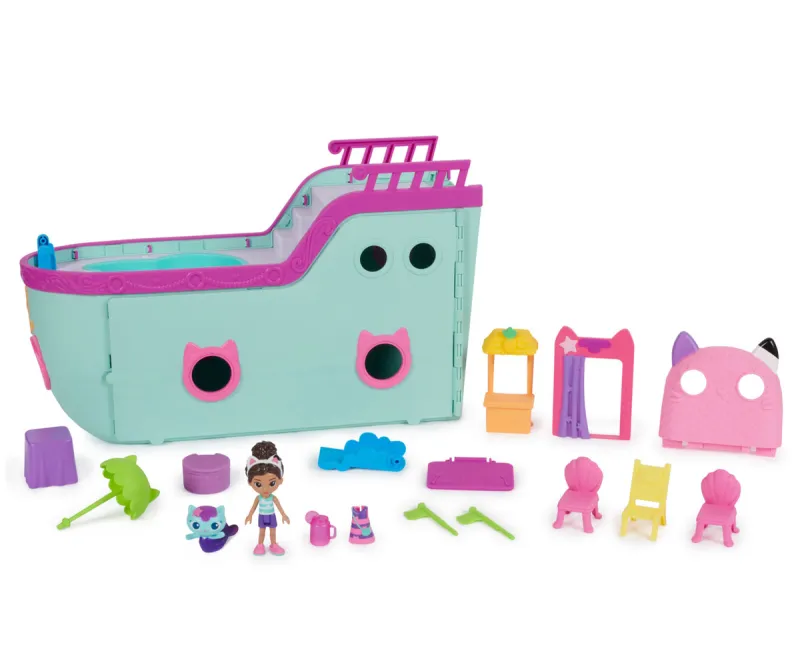 Gabby's Dollhouse – игрален комплект Кораб с над 18 части