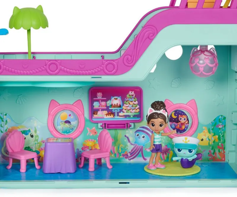 Gabby's Dollhouse – игрален комплект Кораб с над 18 части