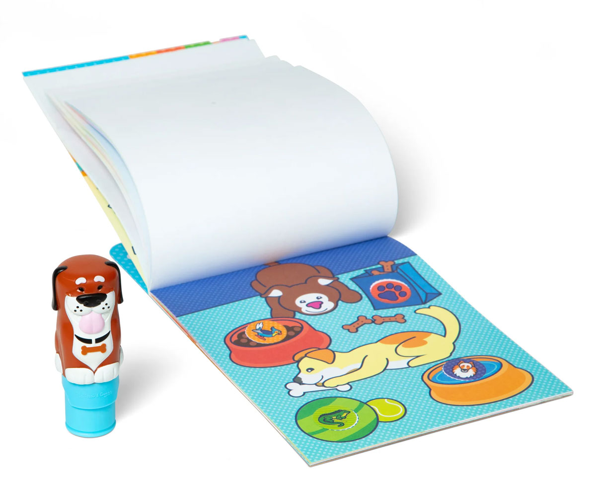 Melissa & Doug Sticker WOW – книжка със стикери Куче, 300 стикера