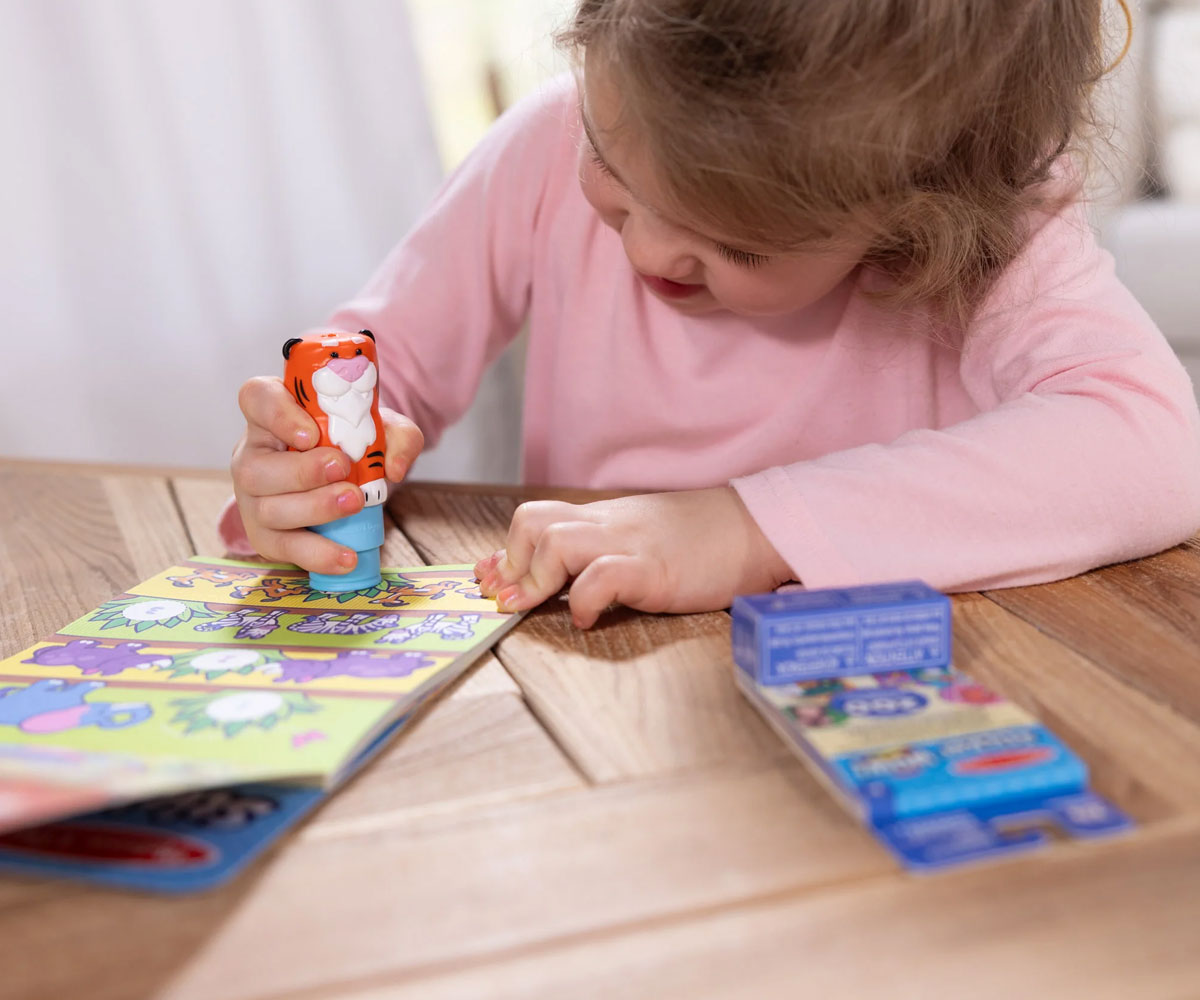 Melissa & Doug Sticker WOW – книжка със стикери Тигър, 300 стикера