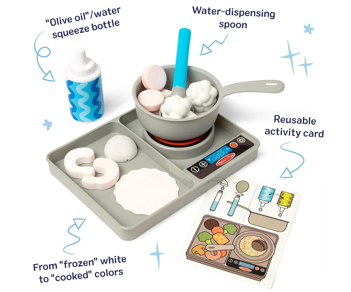 Melissa & Doug Water Wow Готварски сет с котлон