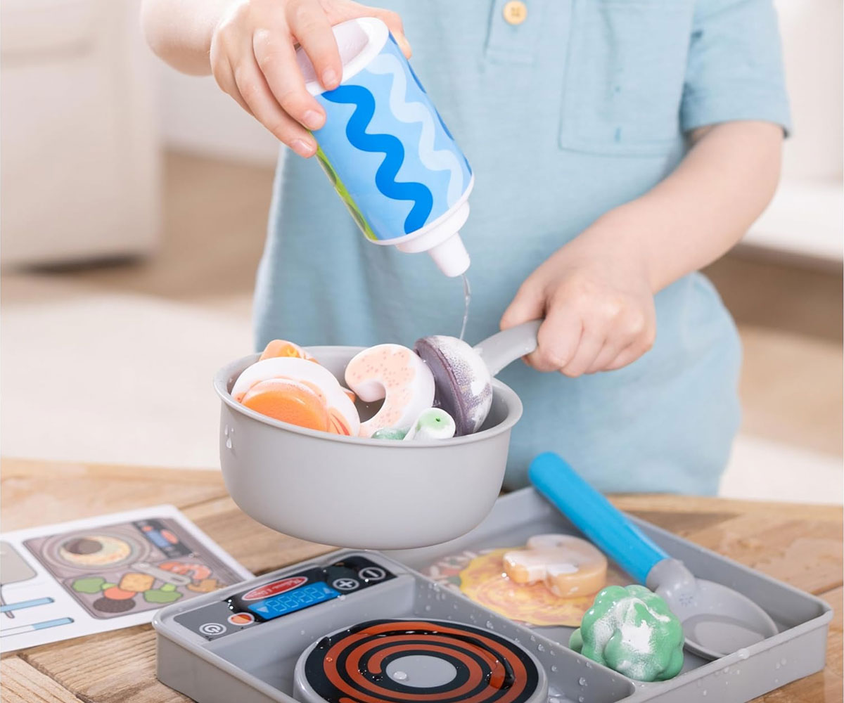 Melissa & Doug Water Wow Готварски сет с котлон