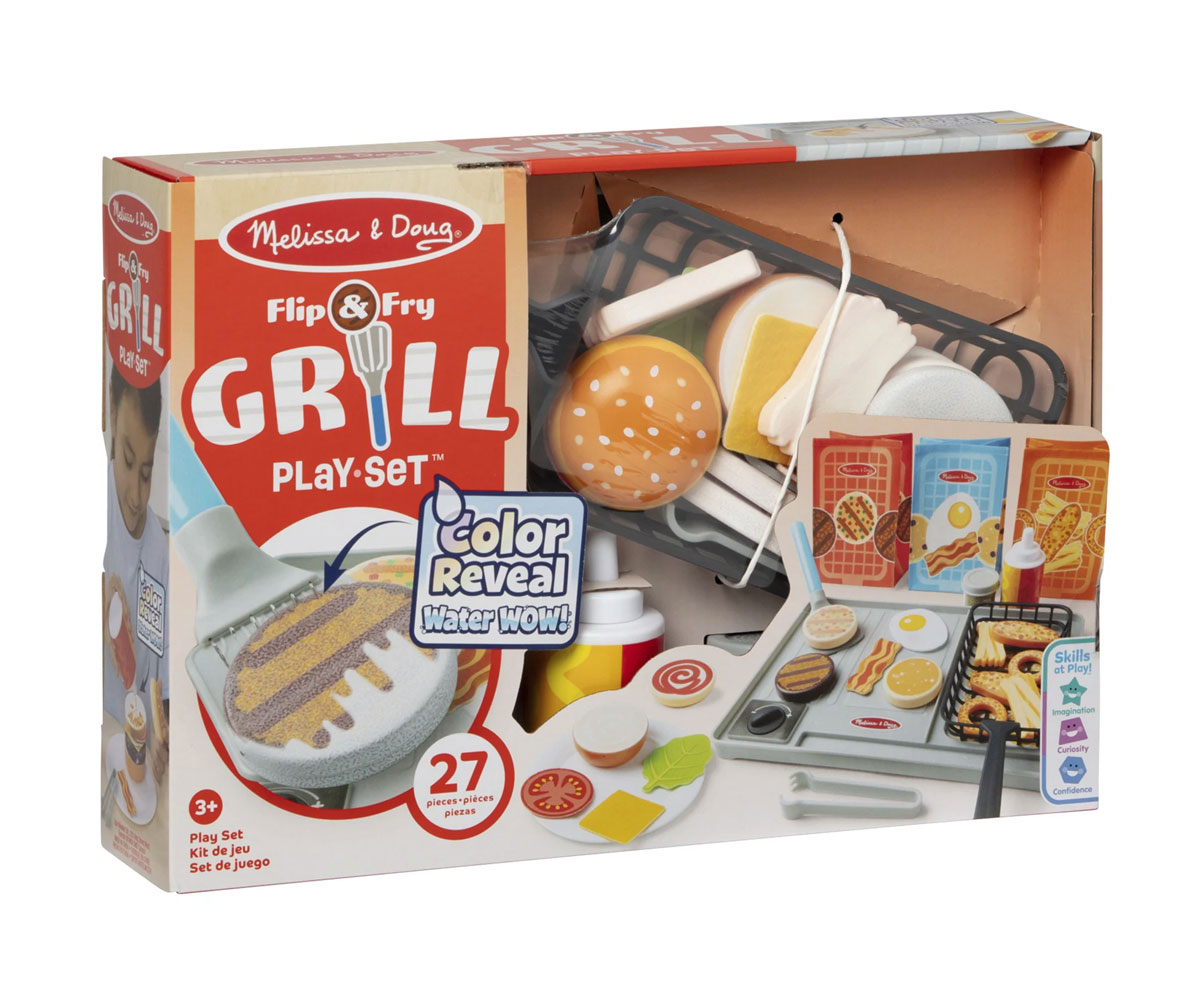 Melissa & Doug Water Wow Грил сет с воден маркер