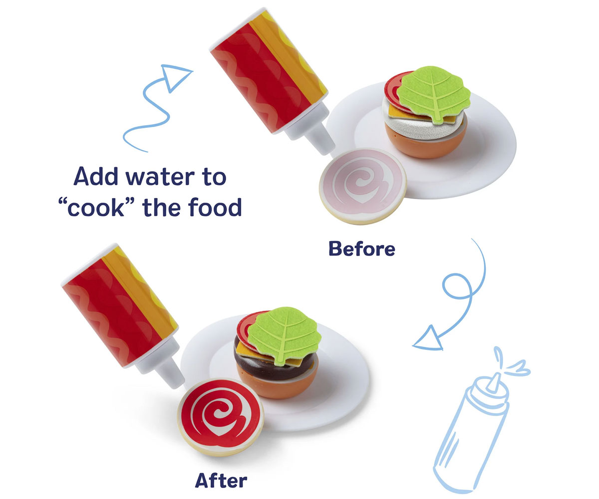 Melissa & Doug Water Wow Грил сет с воден маркер