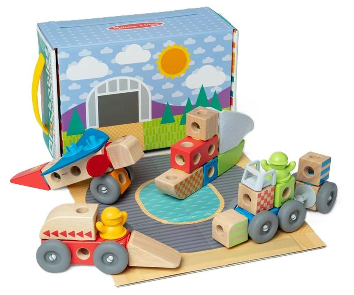 Melissa & Doug Blockables Автомобили – 54 части