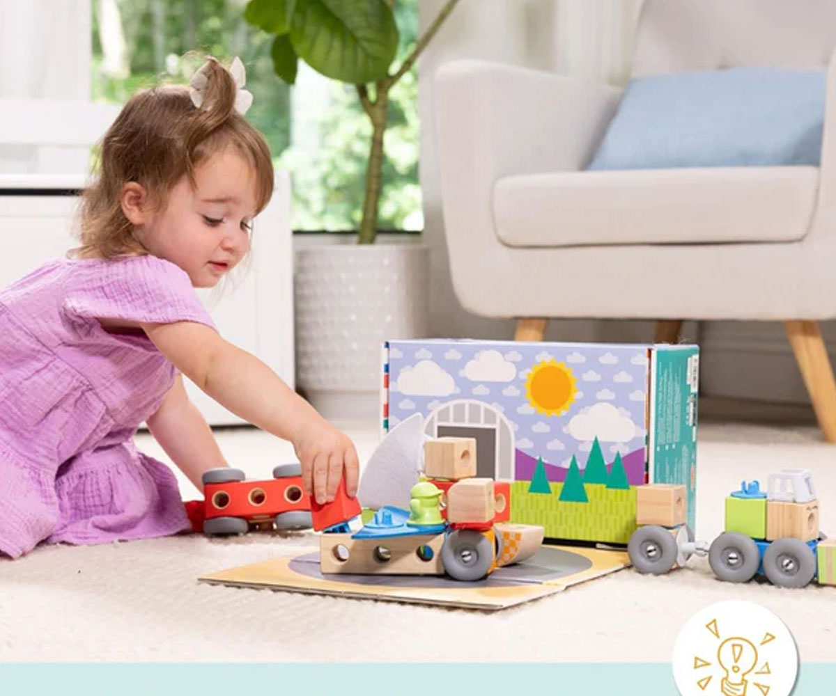 Melissa & Doug Blockables Автомобили – 54 части
