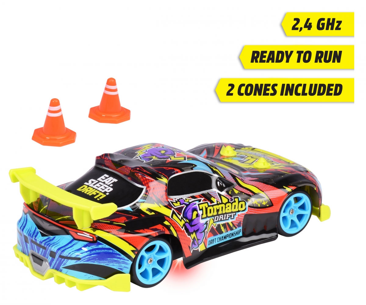 Радиоуправляема кола Dickie Tornado Drift, 22 см