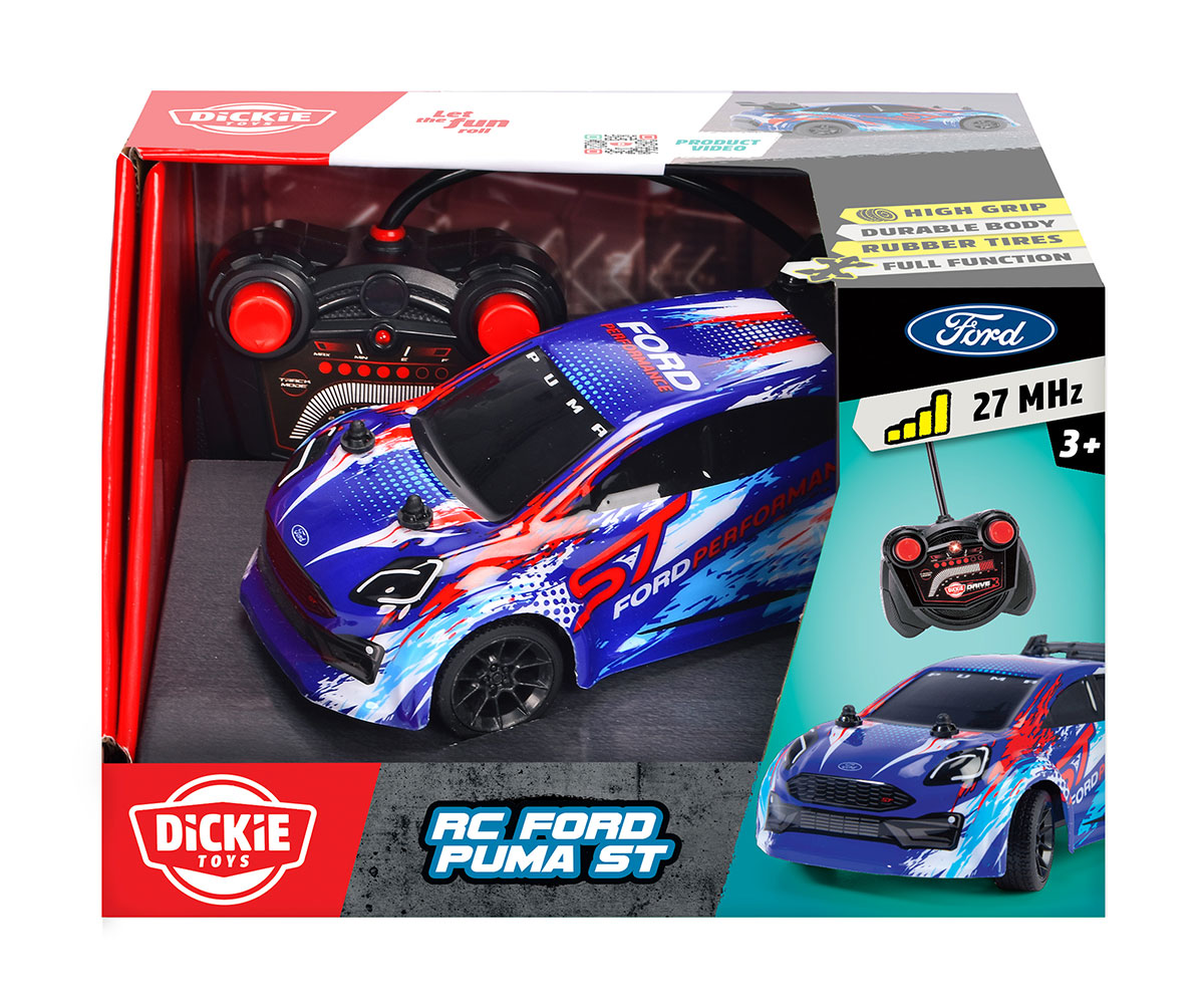 Dickie Toys Ford Puma ST – радиоуправляема кола 1:28, 15 см