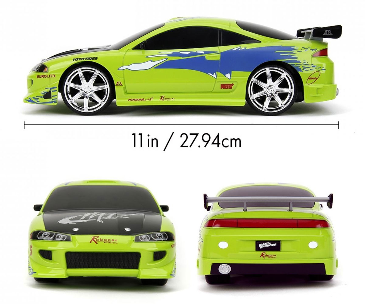 Радиоуправляема кола Jada Mitsubishi Eclipse 1:16 Fast & Furious