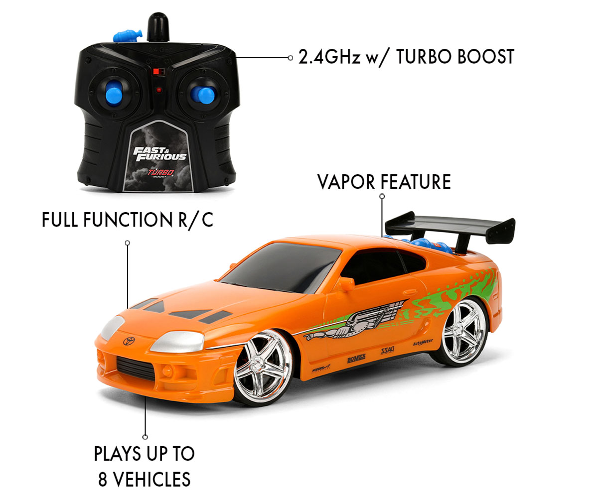 Радиоуправляема кола Jada Toyota Supra Nitro Vapor 1:24