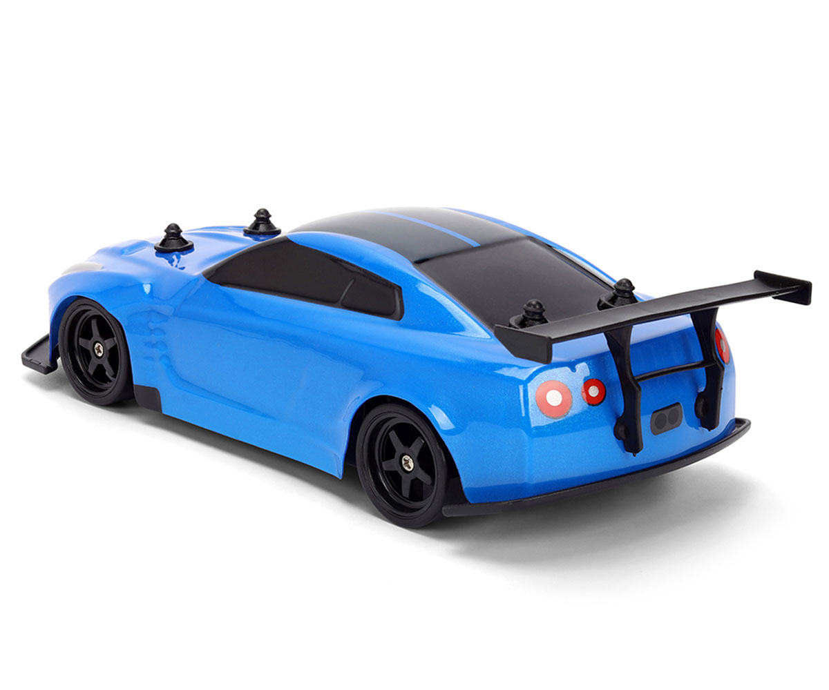 Радиоуправляема дрифт кола Jada Nissan GT-R 2009 1:24, синя