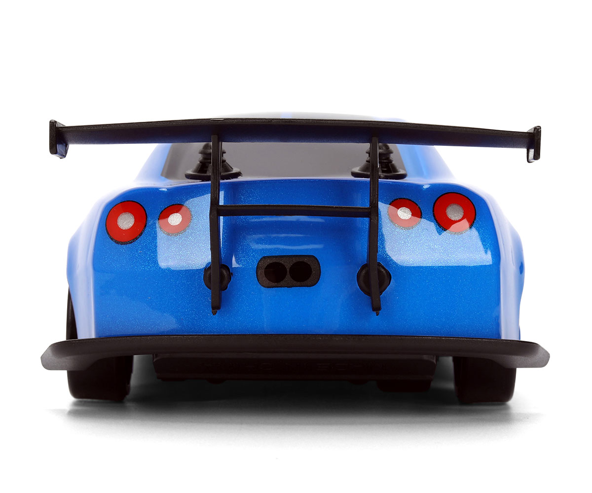 Радиоуправляема дрифт кола Jada Nissan GT-R 2009 1:24, синя