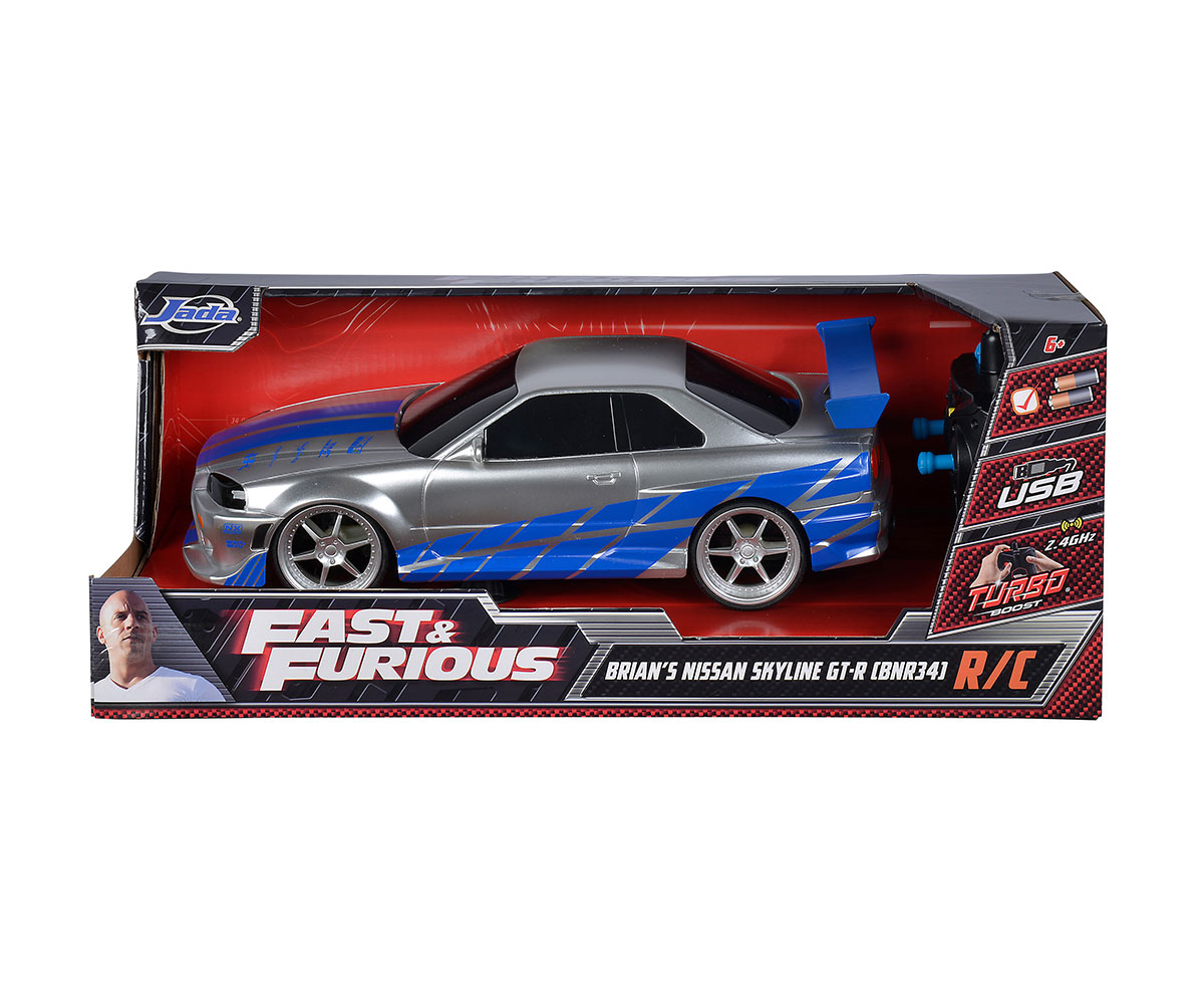 Радиоуправляема кола Jada Nissan Skyline GT-R R34 1:16