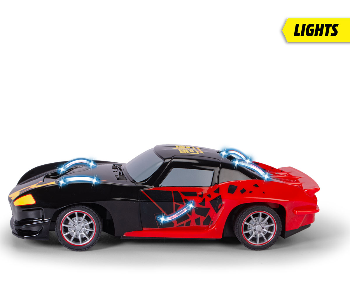 Dickie Toys Нощен фантом – радиоуправляема кола с LED, 20 см