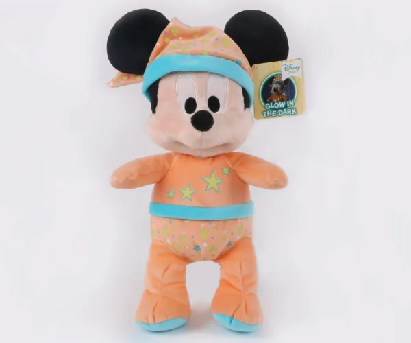 Плюшена играчка Мики Маус Disney, свети в тъмното