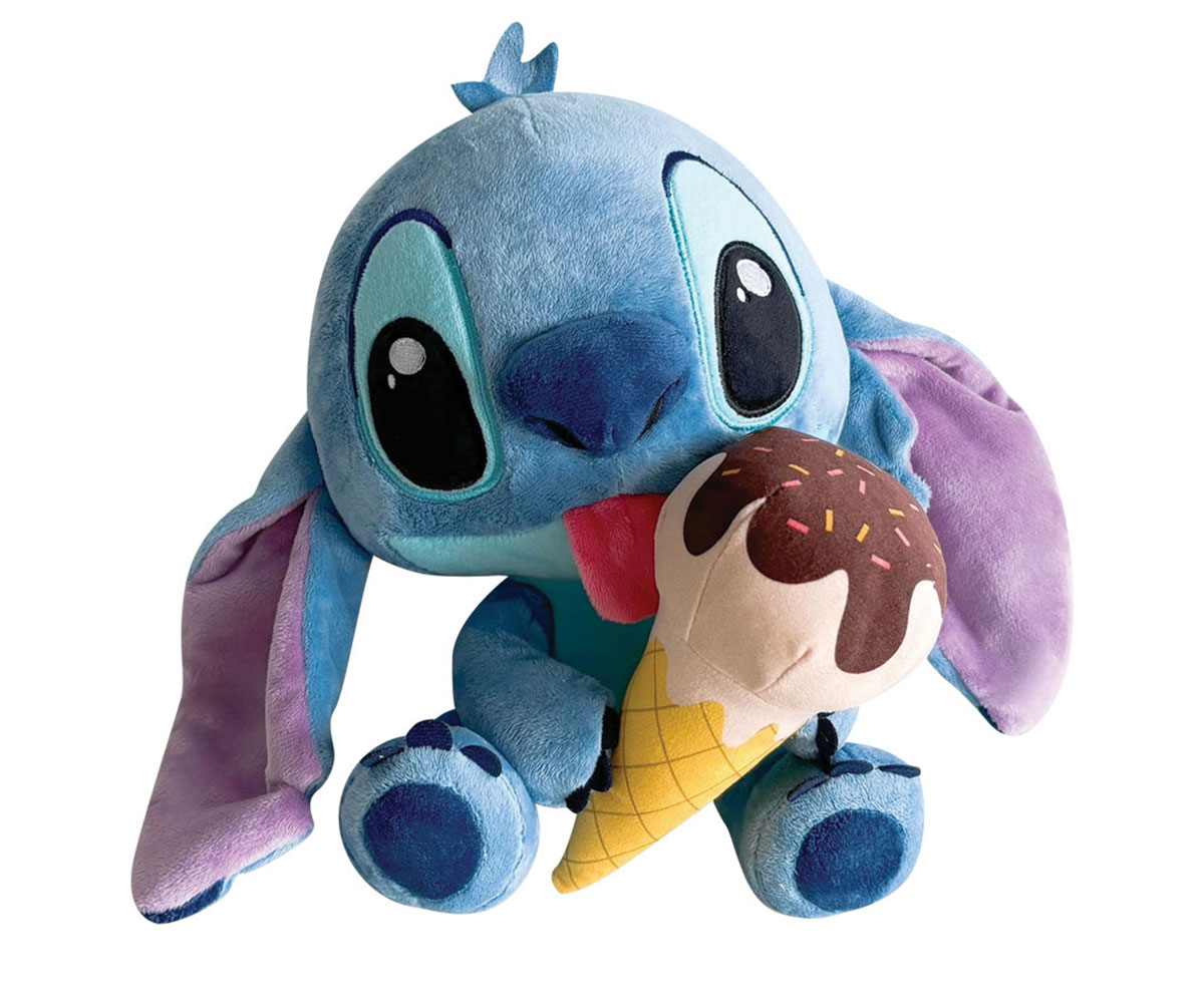 Плюшена играчка Disney Стич със сладолед, размер M, 23 см