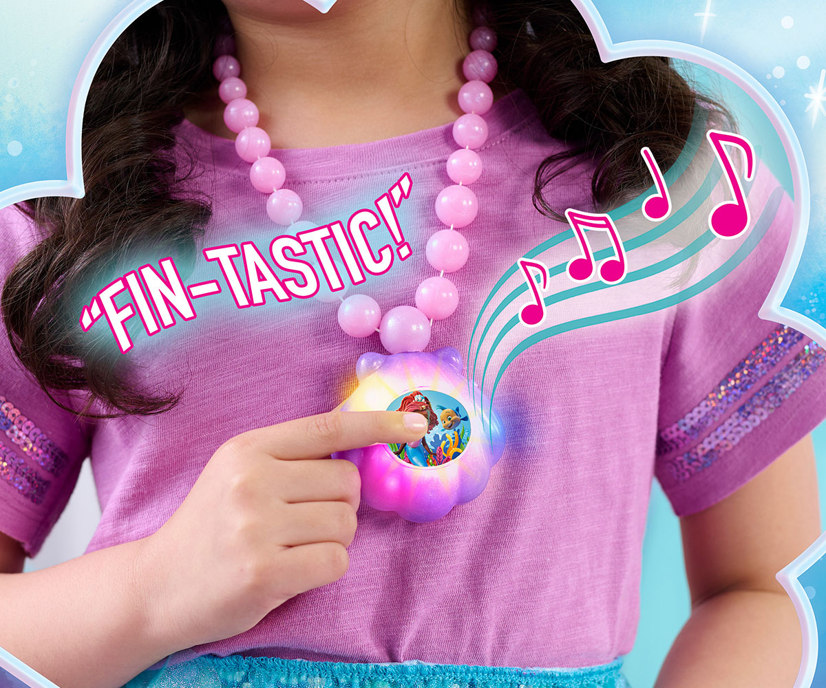 Колие с мелодии Just Play Disney Junior Ариел Ocean Glow