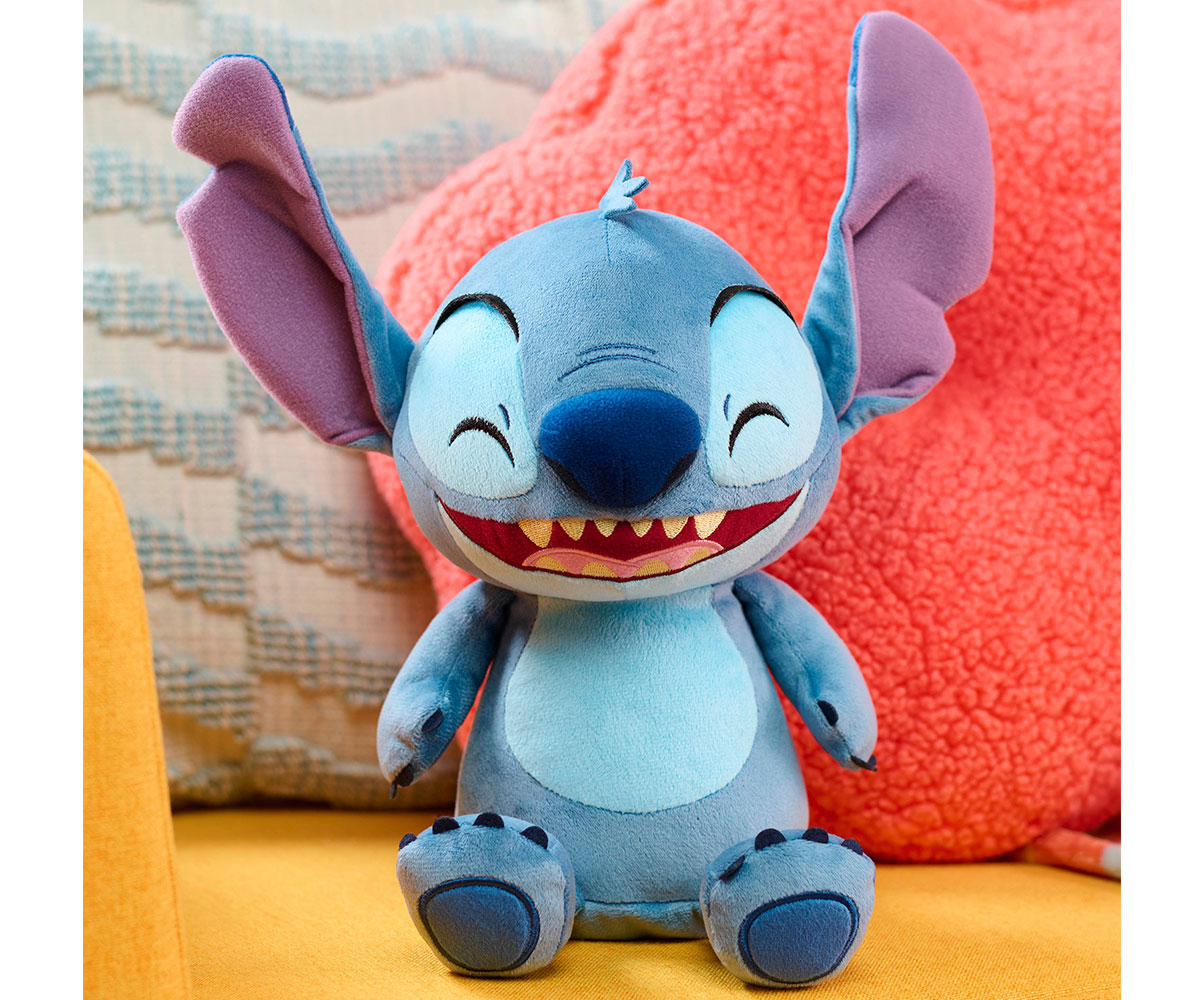 Интерактивен плюшен Стич Just Play Crack Me Up, 28 см