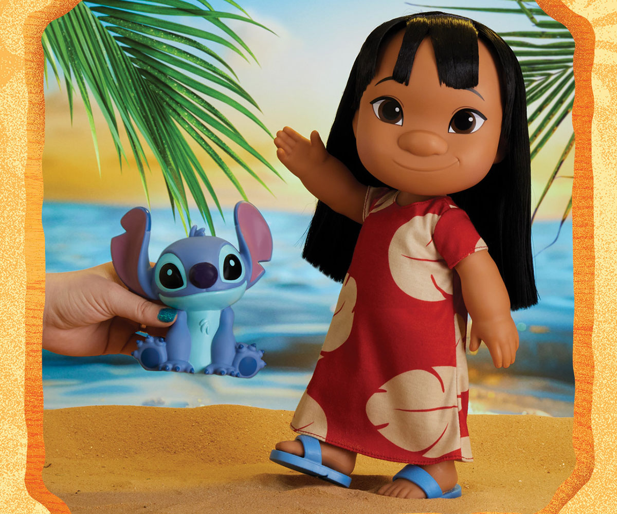 Кукла Лило, 36 см, и фигурка Стич Just Play Disney Lilo & Stitch