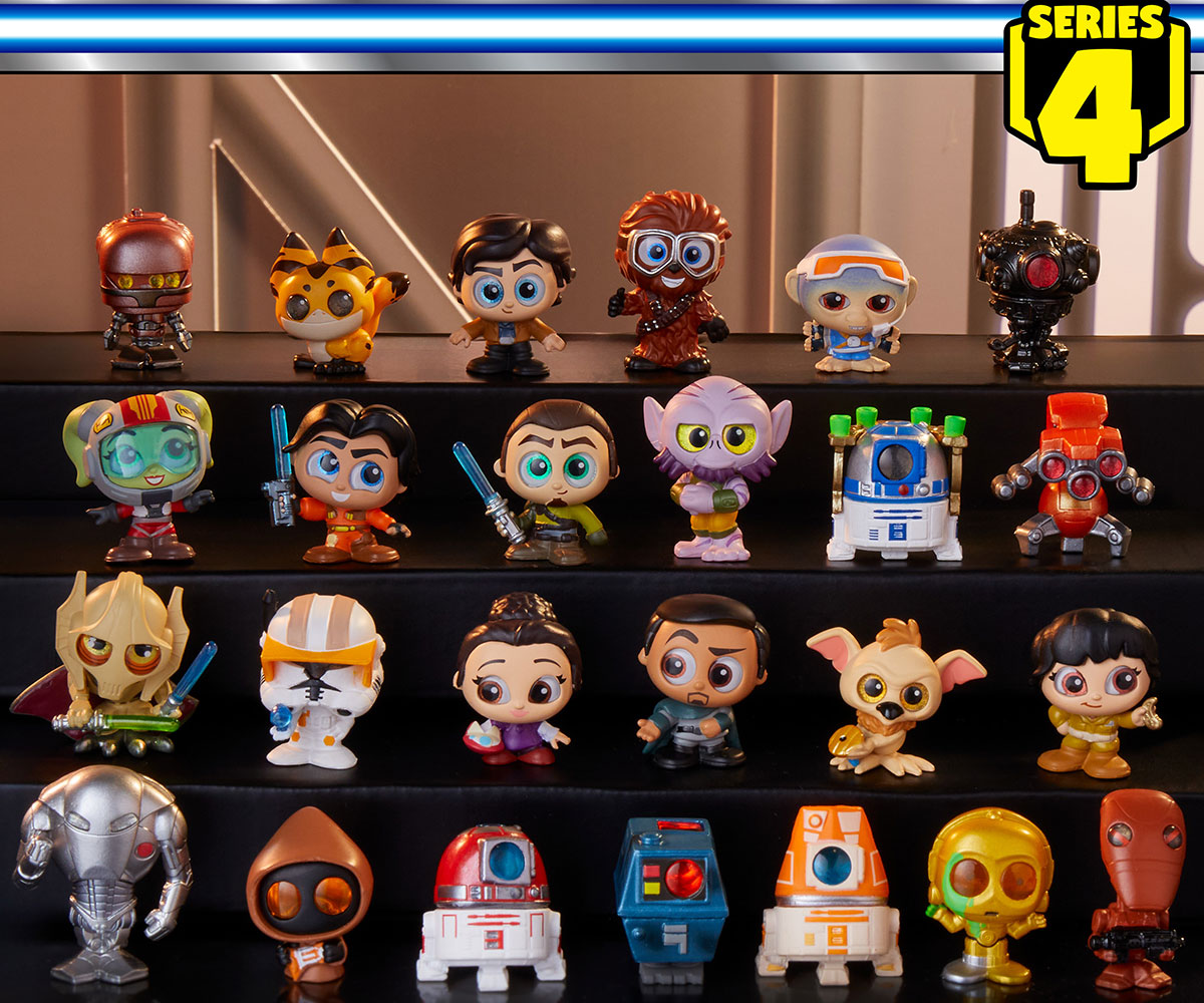 Фигурки Star Wars Doorables Galaxy Peek, серия 4, 4 броя