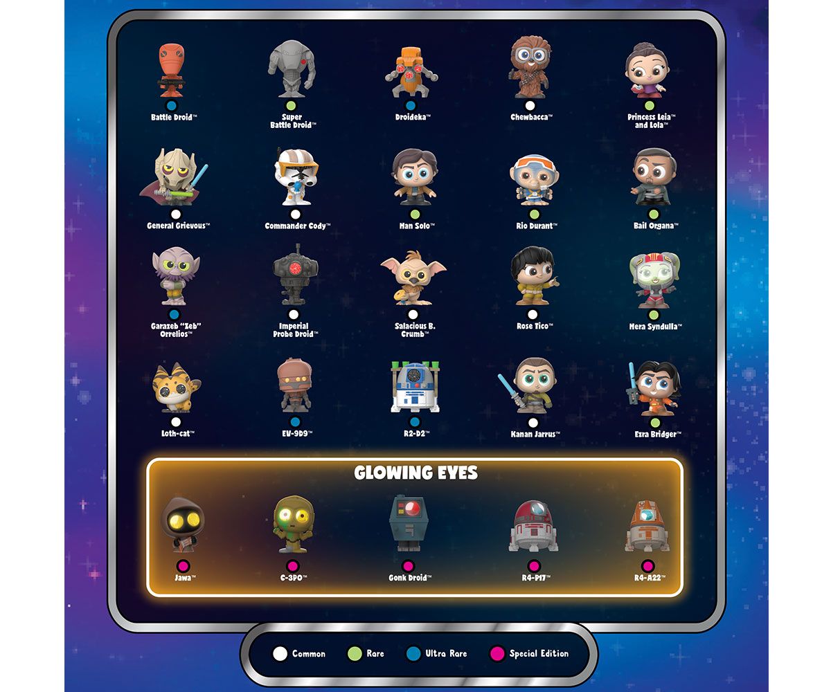 Фигурки Star Wars Doorables Galaxy Peek, серия 4, 4 броя