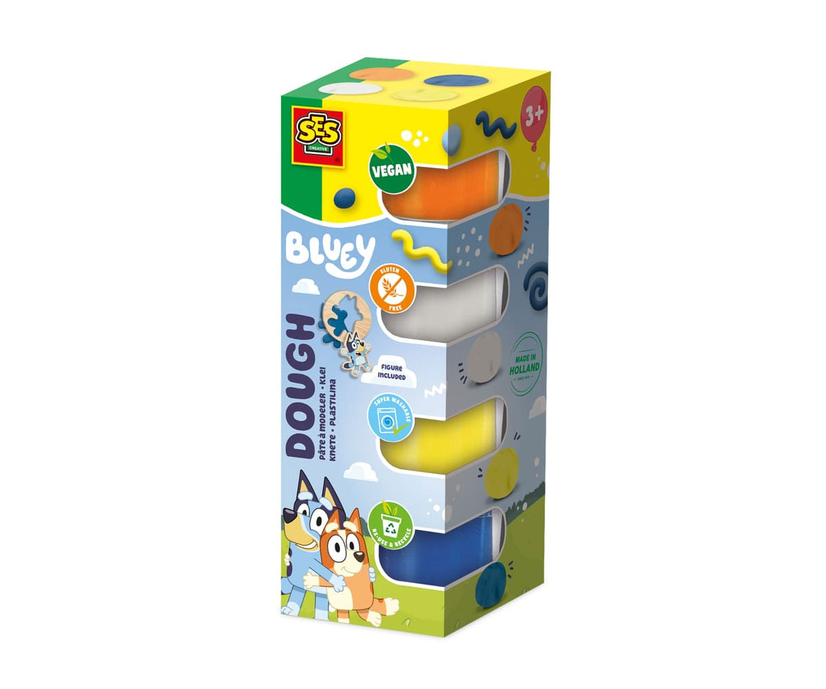 Мек пластилин SES Creative Feel Good Happy, 4 x 90 г