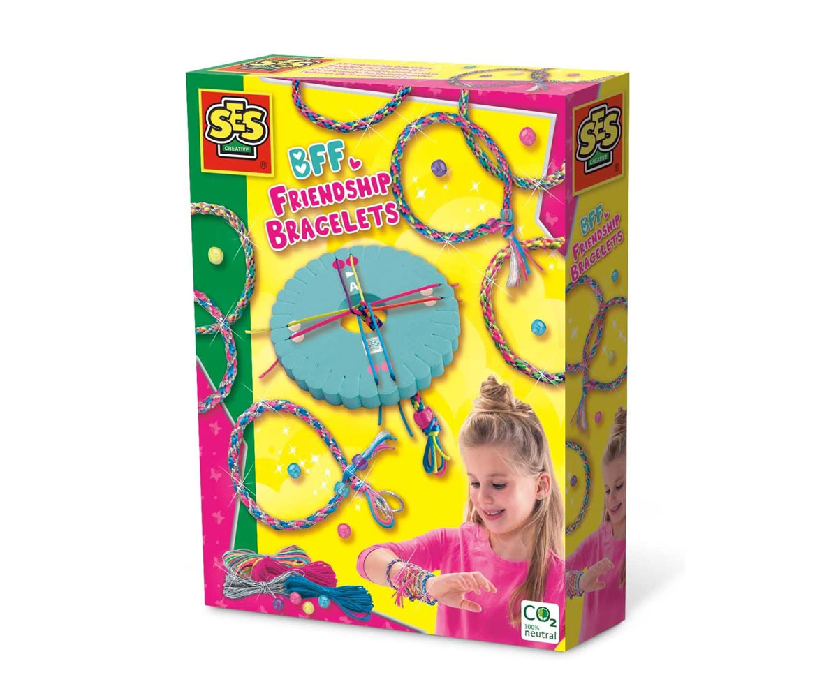 Комплект за плетене с конци SES Creative, 5–10 години