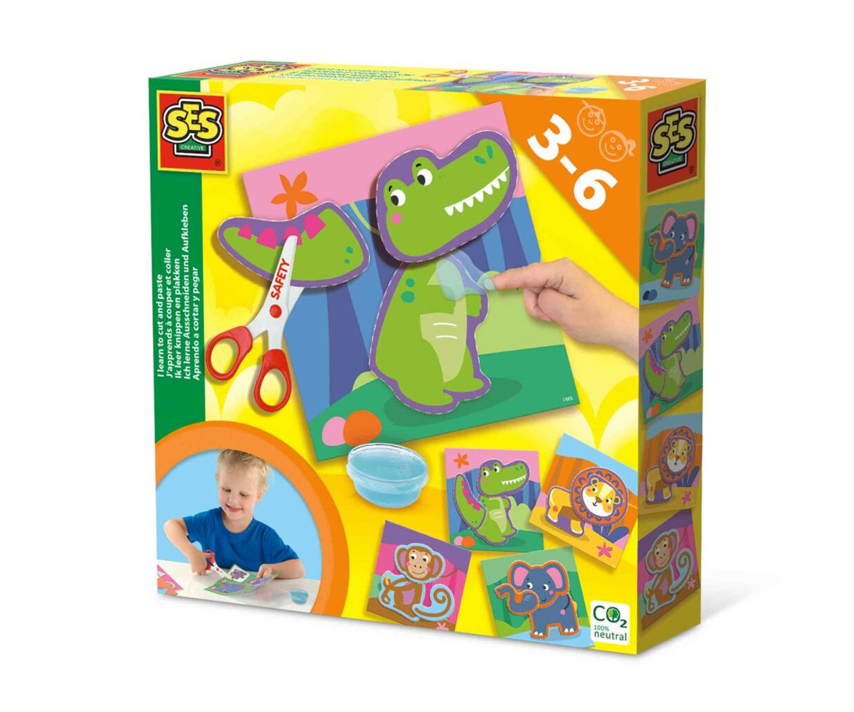 Детска ножица SES Creative с меко сцепление, 3–6 г.