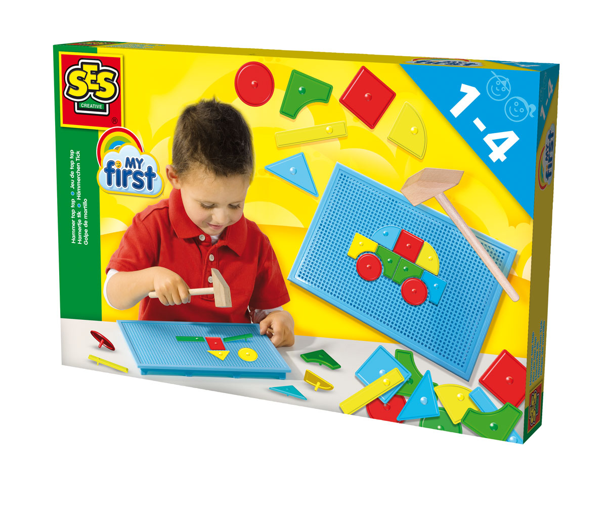Мозайка с чукче SES Creative – първа играчка за 1–4 г.