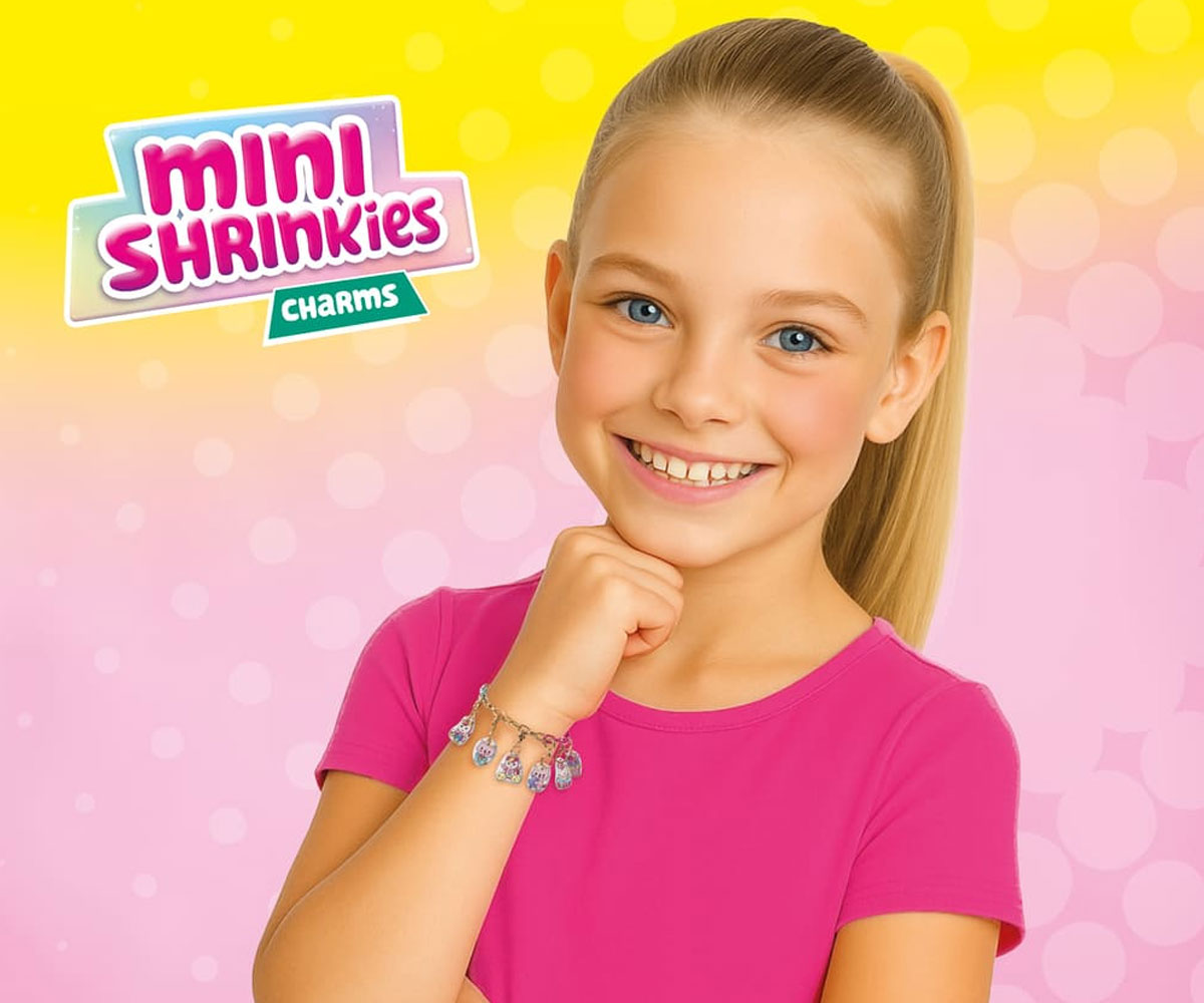 Гривни с талисмани SES Mini Shrinkies Unicorn Sweeties, 10 талисмана