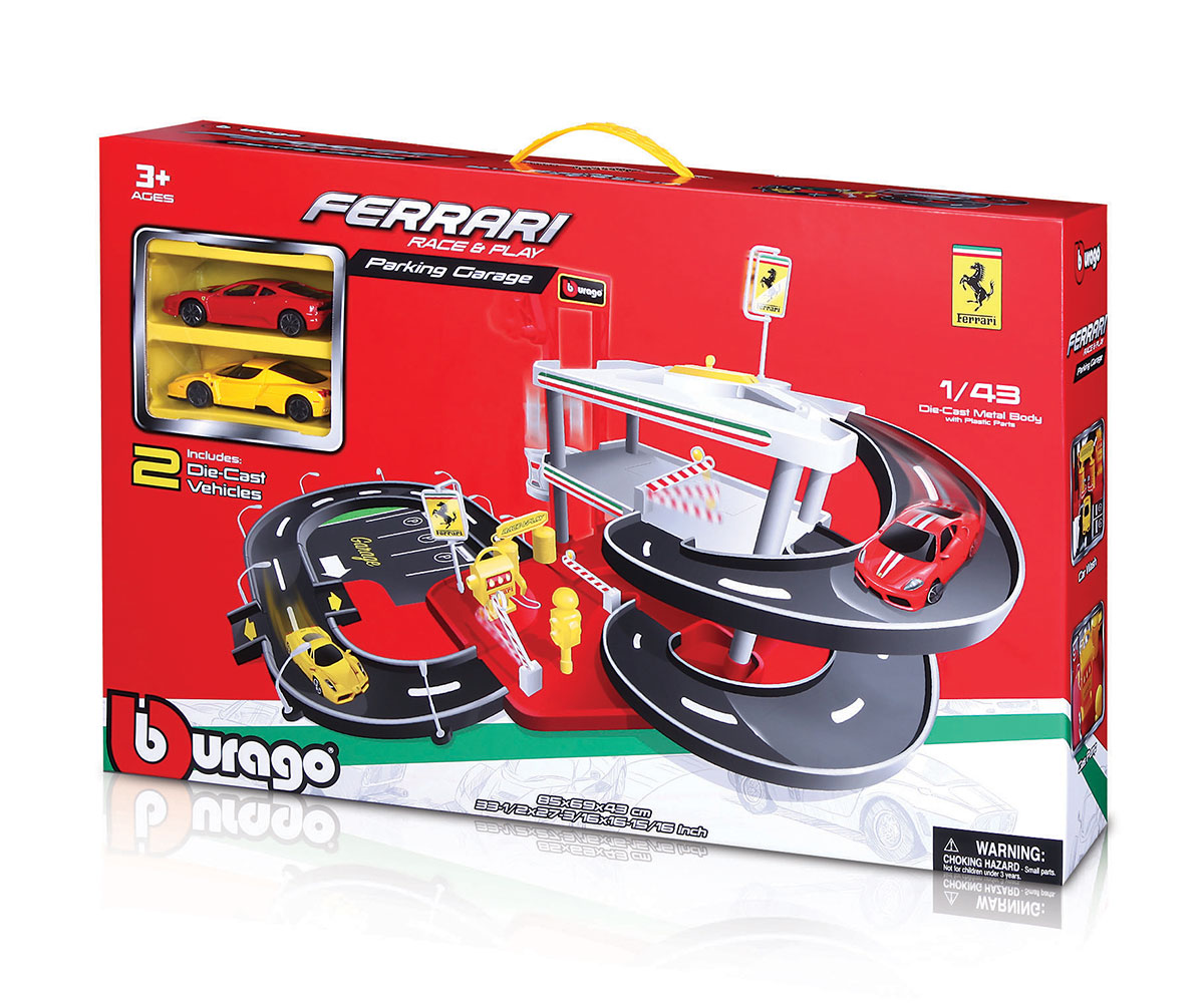 Bburago Ferrari – писта с 2 лупинга и 2 коли 1:43