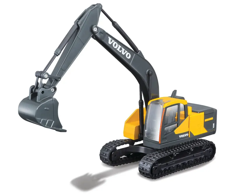 Метален модел на багер Volvo EC220E Bburago, 1:50