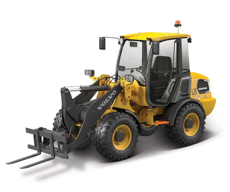 Метален модел на мотокар Volvo L25 Bburago, 1:50